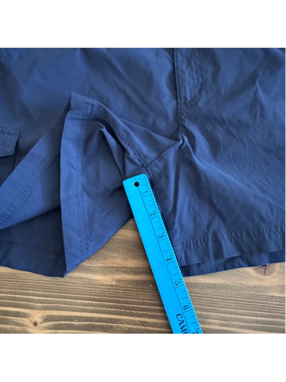 Eddie Bauer Cargo Shorts Womens 16 Blue Hiking Outdoor Stretch - Picture 7 of 7